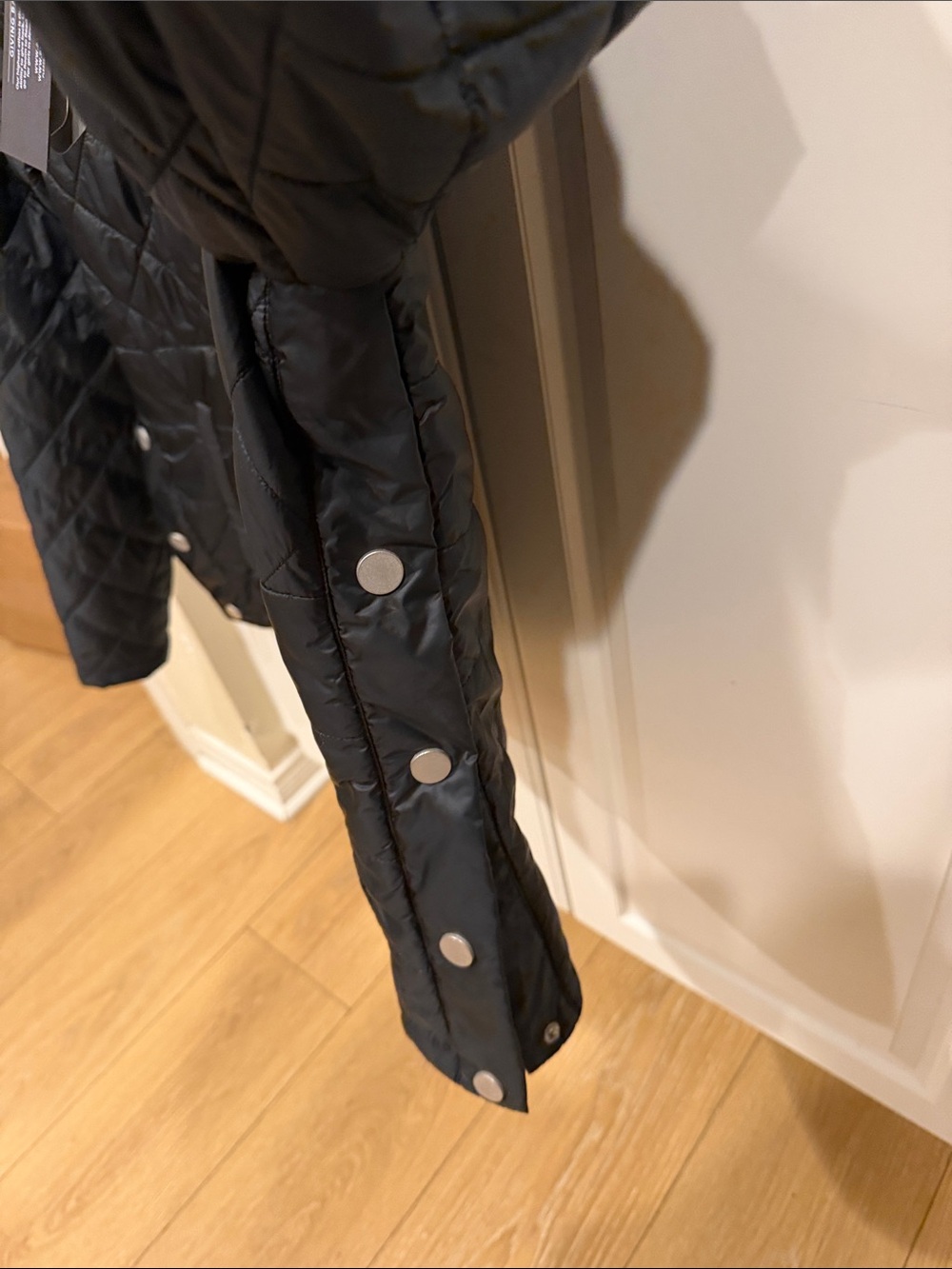 Alp N Rock Black Quilted Pullover Jacket - Picture 5 of 8